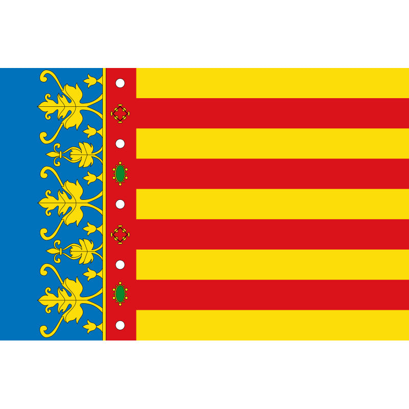 Bandera de la Comunidad Valenciana 150x90 cm Poliéster