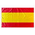 Bandera de España sin Escudo con 2 Ojales metálicos 150x90 cm Satén