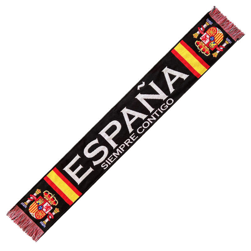 Bufanda España negra "Siempre contigo" (130 x 20 cm) (Copy)