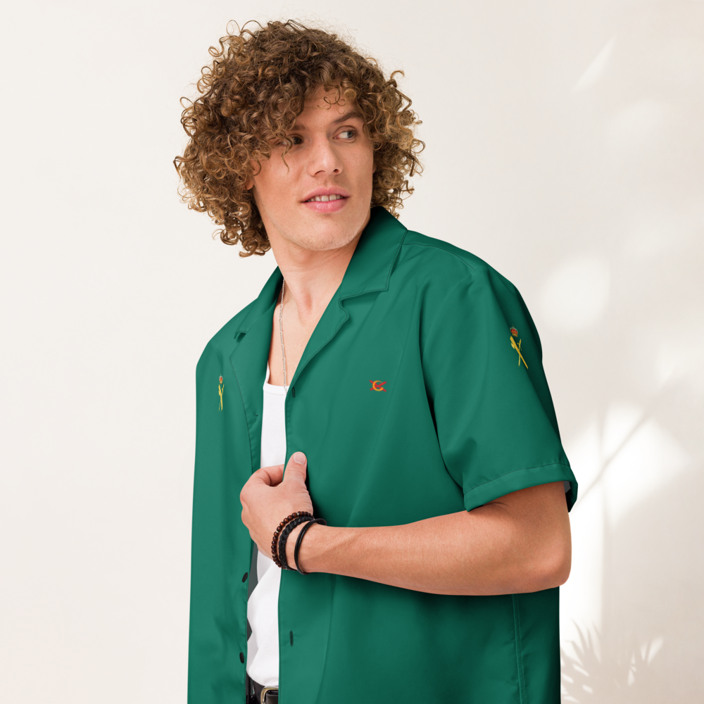 Comprar Camisa Legión Española manga corta unisex Bandera España La Flamenca de Borgoña Patricia Muñoz VOX