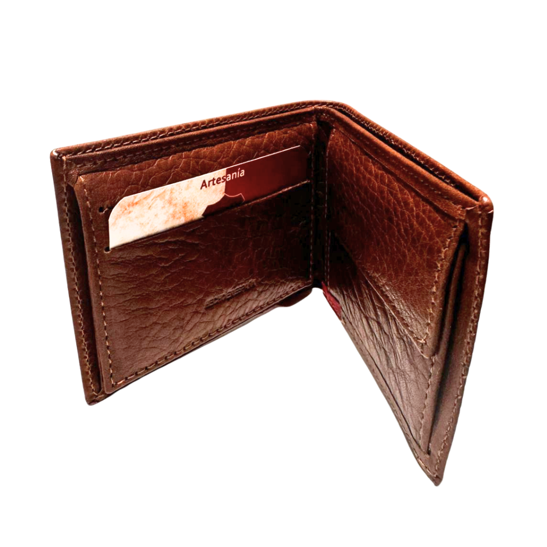 Cartera de España piel Ubrique esquina bandera España