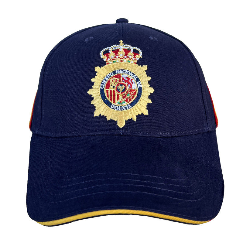 Gorra Policía Nacional con bandera España