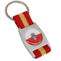 Llavero Cinta Roja Escudo y Bandera de Cantabria y España