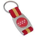 Llavero Cinta Roja Bandera de la Comunidad de Madrid y España