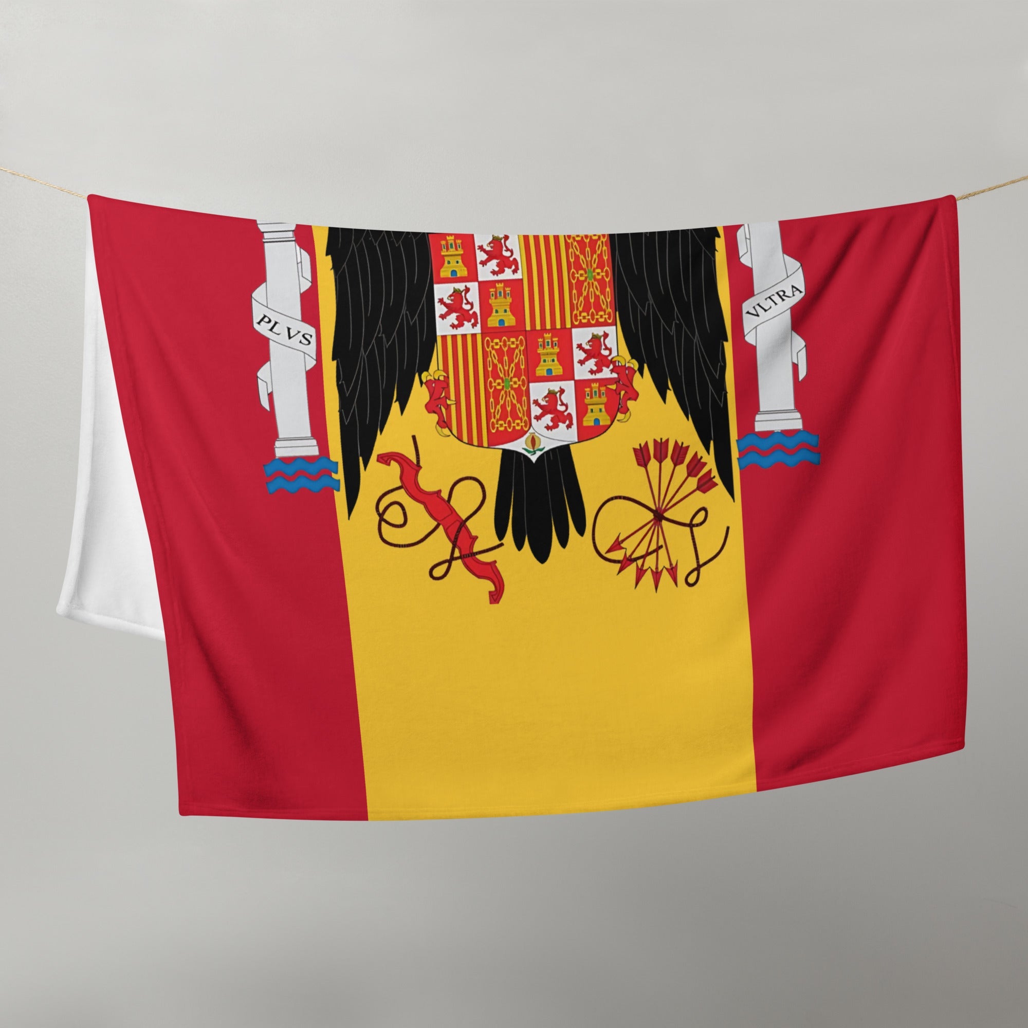 Manta Águila San Juan y Bandera de España
