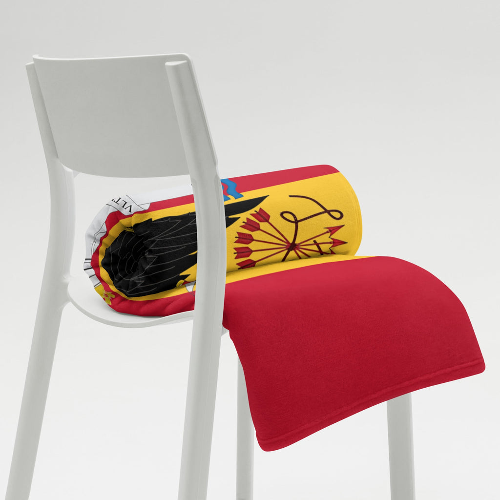 Manta Águila San Juan y Bandera de España