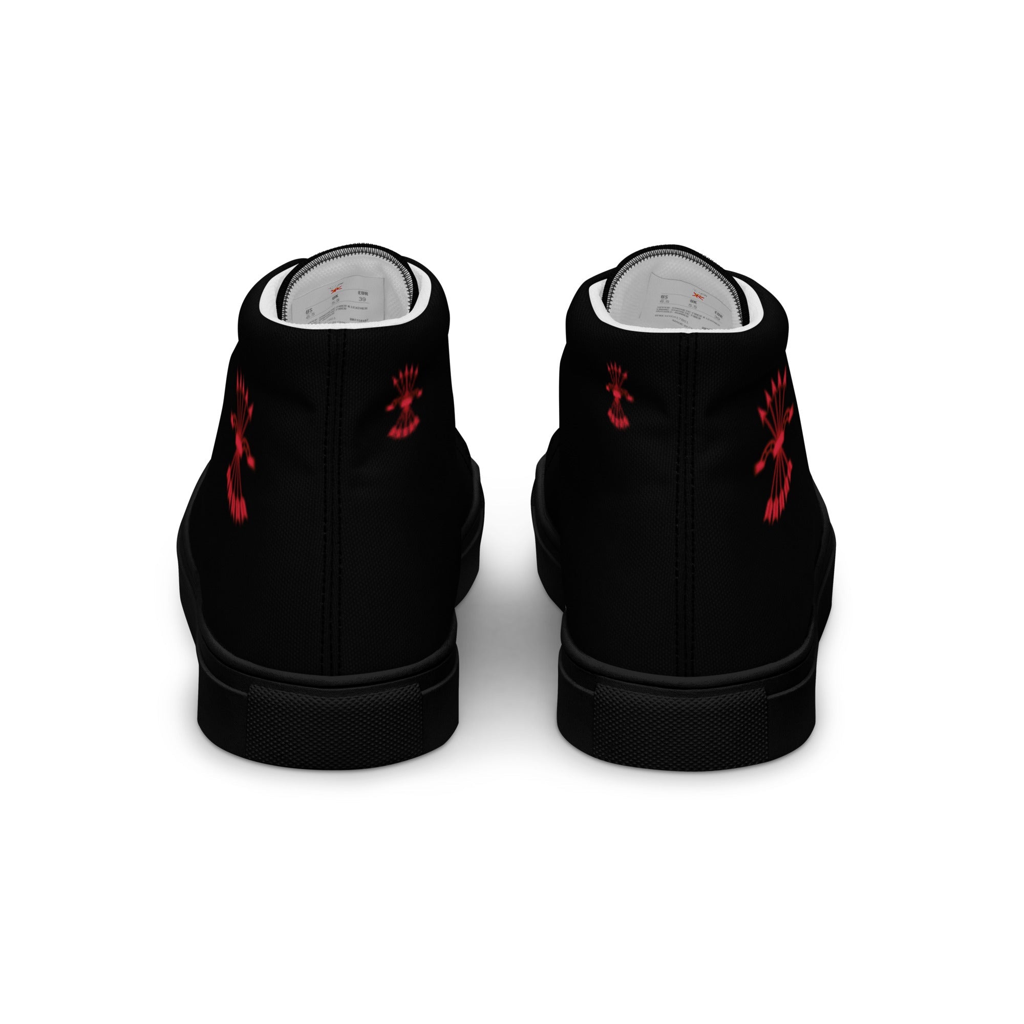 Comprar Zapatillas Falange de lona de caña alta para hombre Bandera España La Flamenca de Borgoña Patricia Muñoz VOX