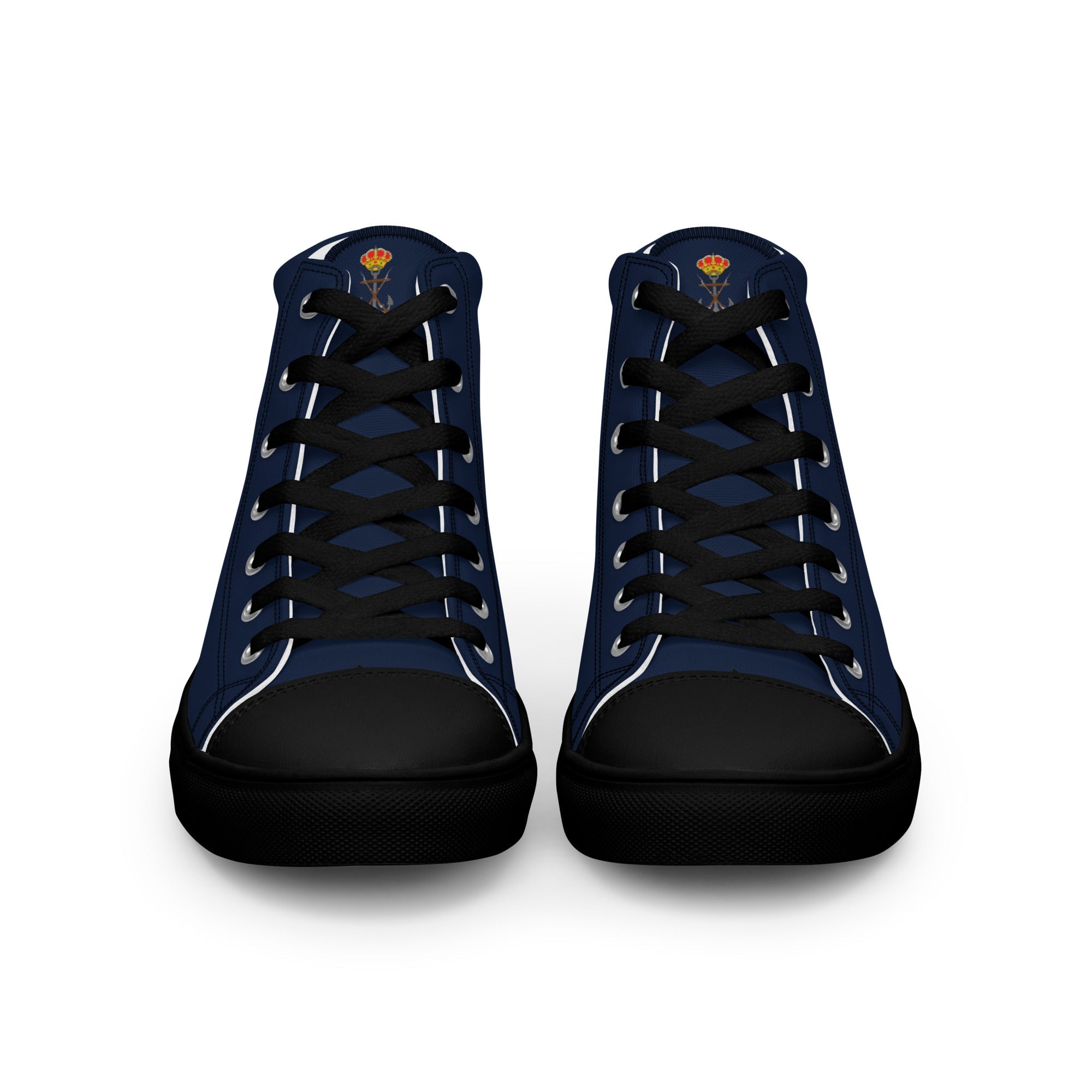 Zapatillas Infantería de Marina de lona de caña alta para hombre - LaFlamencadeBorgoña