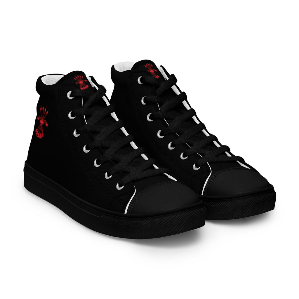Comprar Zapatillas Falange de lona de caña alta para hombre Bandera España La Flamenca de Borgoña Patricia Muñoz VOX