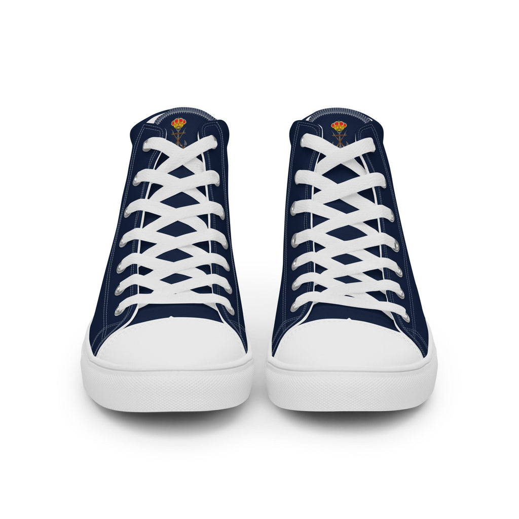 Zapatillas Infantería de Marina de lona de caña alta para hombre - LaFlamencadeBorgoña