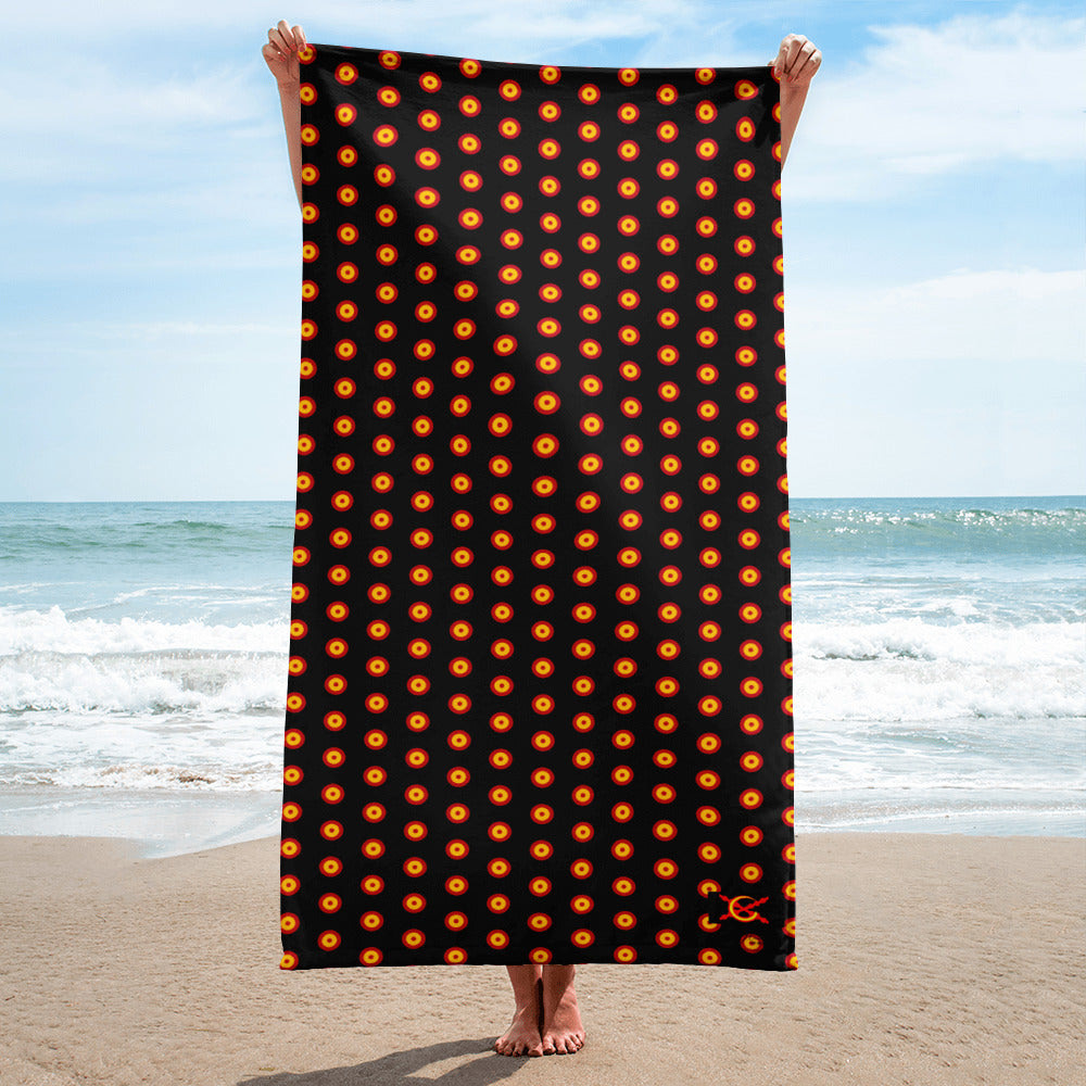 Comprar Toalla Escarapela Bandera España La Flamenca de Borgoña Patricia Muñoz VOX