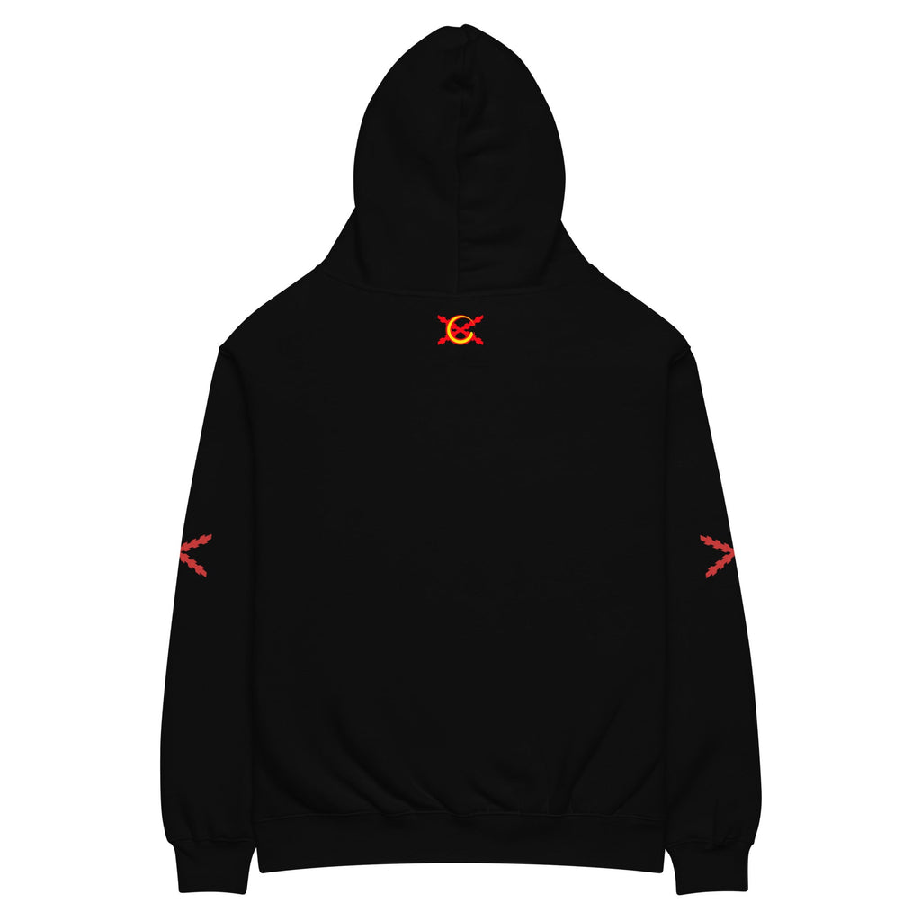 Sudadera Cruz de Borgoña oversize unisex - LaFlamencadeBorgoña