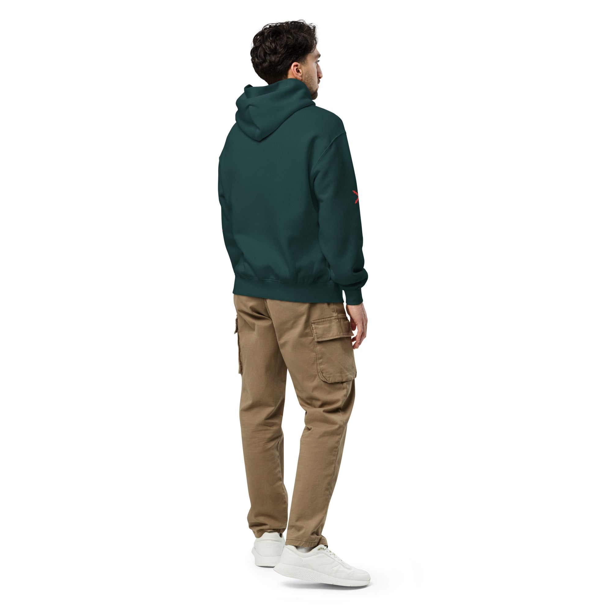 Sudadera Cruz de Borgoña oversize unisex - LaFlamencadeBorgoña