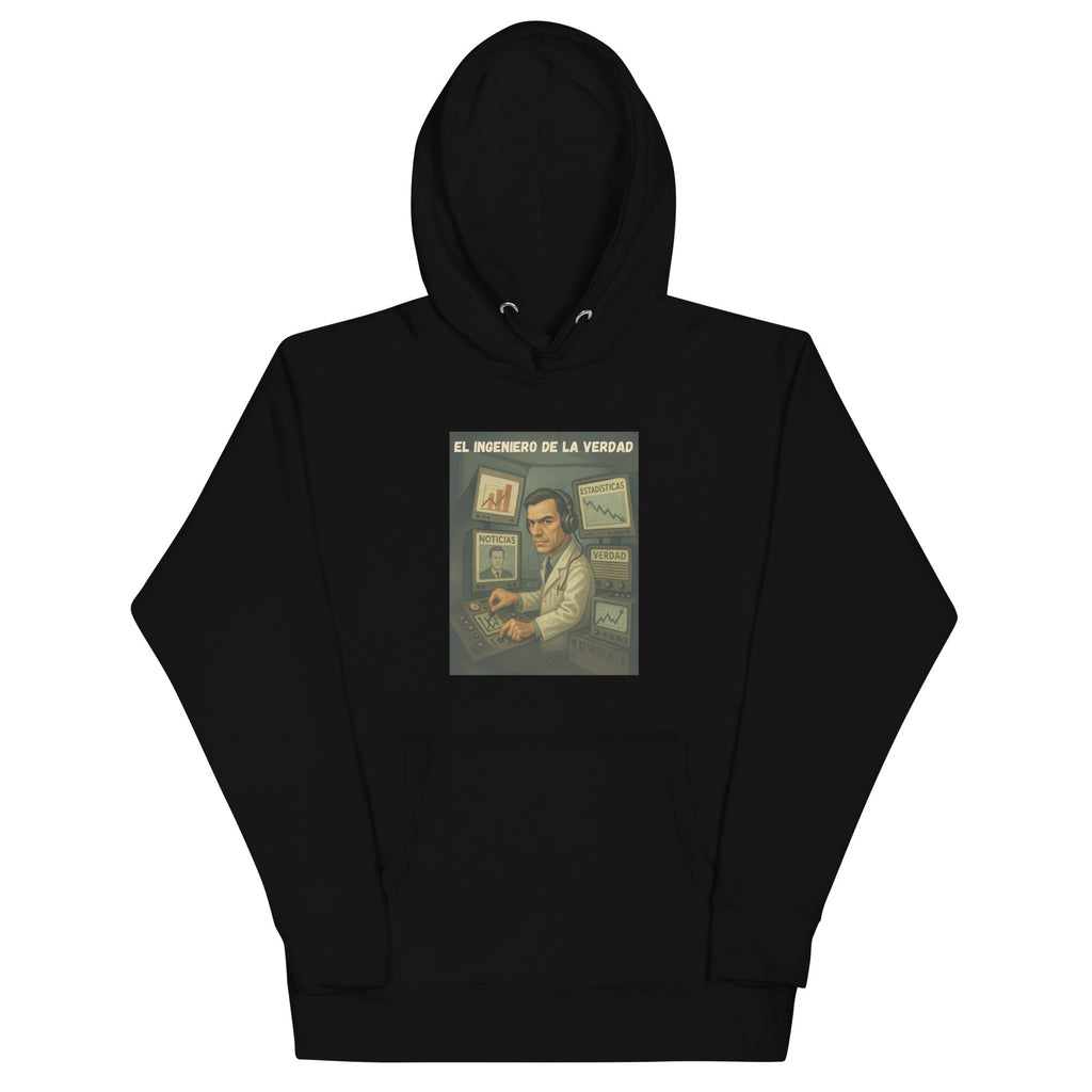 Comprar Sudadera "El ingeniero de la Verdad" Bandera España La Flamenca de Borgoña Patricia Muñoz VOX
